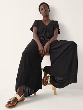 Double Zero Black Wide Leg Pants